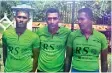  ??  ?? Winners of Samagi Bicycle Race 2018: South Asian Gold medal winner Jeewan Jayasinghe (middle) and second and third place winners Sanath Jayasinghe (Sri Lanka Army) and Nishantha Perera (Dehiwala- Mt Lavinia Town Hall)