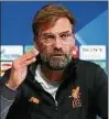  ??  ?? Jürgen Klopp, Trainer von Liverpool . Foto: Getty