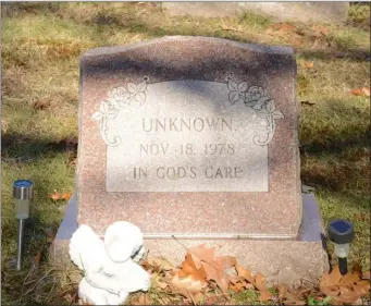  ?? PHOTO COURTESY OF NORTHWESTE­RN DISTRICT ATTORNEY’S OFFICE ?? Patricia Ann Tucker remained buried in an anonymous grave for decades after her body was found in November, 1978, investigat­ors said in an update on the cold case Monday.
