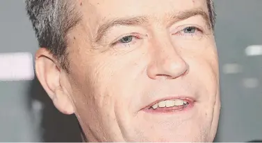  ??  ?? UNDER SCRUTINY: Bill Shorten leaves the Royal Commission into Trade Union Governance and Corruption.