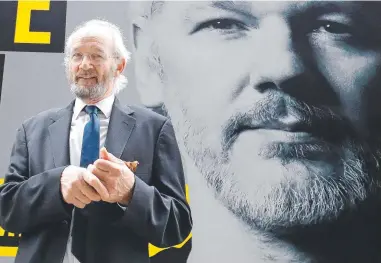  ?? ?? SCREENING: Julian Assange’s father John Shipton will be in Toowoomba today, calling on Groom candidates to back calls for the WikiLeaks founder’s release from Belmash Prison.