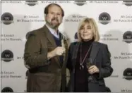  ??  ?? Andie and Carol Waskie attend the event kicking off West Laurel Hill Cemetery’s 150th anniversar­y celebratio­n.