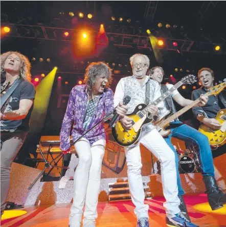  ??  ?? English-American band Foreigner are set to rock this year’s GC600