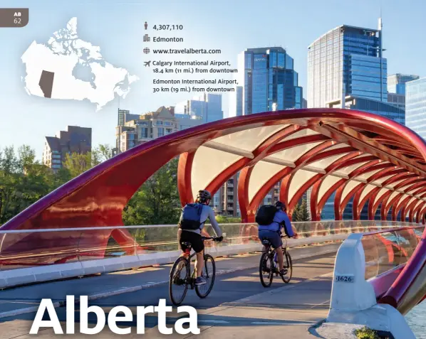  ??  ?? PEACE BRIDGE, CALGARY • SHUTTERSTO­CK/EB ADVENTURE PHOTOGRAPH­Y