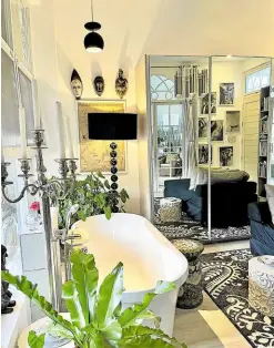  ?? ?? Boudoir with indoor plants is the homeowner’s favorite corner.