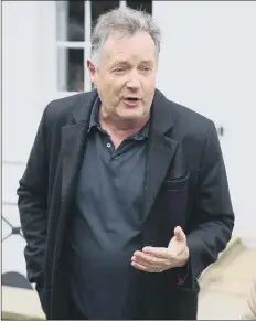  ?? Picture: PA ?? MARMITE Piers Morgan the day after leaving GMB.