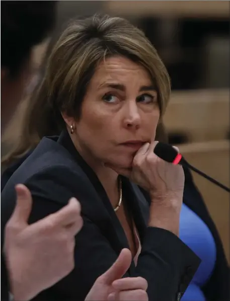  ?? NANCY LANE — BOSTON HERALD ?? Gov. Maura Healey has lifted the pandemic emergency declaratio­n for the state. It’s been three years but it felt like more. Stay home if you’re sick, she added.