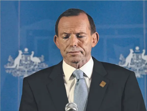  ??  ?? After three months, the Abbott Government is looking as ragged and frenetic as the Labor government it replaced