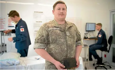  ?? SUPPLIED ?? Private Hayden Cullen planned to use his trip to Belgium to commemorat­e the Battle of Passchenda­ele centenary to try to reunite a wallet with the family of the German officer who saved his great grandfathe­r’s life in World War I.