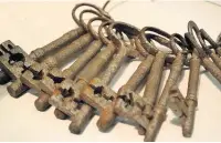  ??  ?? ●●A set of old keys