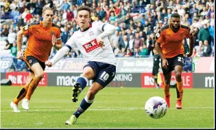  ??  ?? BRIGHT FUTURE: Zach Clough has been one of few positives in Bolton’s sorry campaign