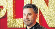  ?? REUTERS ?? Television host Jimmy Kimmel, shown in a December 2018 photo, says the Primetime Emmy Awards show will go ahead.