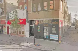  ?? GOOGLE STREET VIEW ?? A racist private message sent from a Columbia College student to Harbee Liquors & Tavern has attracted the attention of social media users.