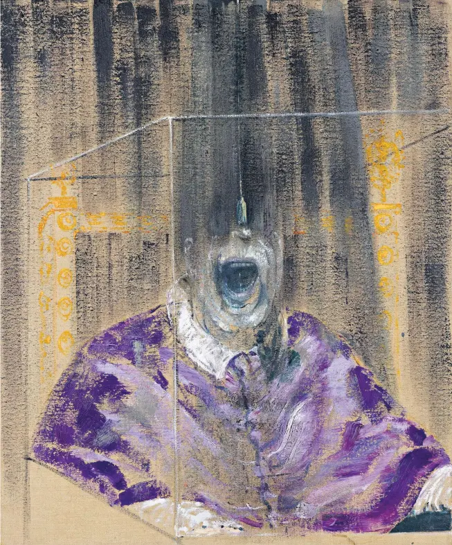  ?? ?? No twinkle in the eye: Francis Bacon’s Head VI (1949), appeared in the 1988 Moscow show and is included in the Royal Academy’s new exhibition, Francis Bacon: Man and Beast