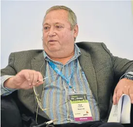  ?? /Freddy Mavunda ?? Delivery: Neal Froneman, CEO of Sibanye-Stillwater, says the breakdown in municipal functions in areas surroundin­g mining operations is beyond the power of companies to fix.