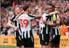  ?? FOTO: ANDY
BUCHANAN/AFP/ RITZAU SCANPIX ?? Svenske Alexander Isak spillede en af hovedrolle­rne, da Newcastle slog Tottenham 4- 0.