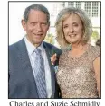  ??  ?? Charles and Suzie Schmidly of Fort Smith, grandparen­ts of the bride