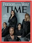  ??  ?? Time magazine’s cover for Person of the Year