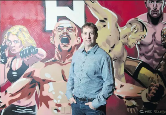  ?? LAURA PEDERSEN ?? Leonard Asper, former CEO of Canwest, wants to conquer the combat sports market, including eSports, through his company Anthem Sports and Entertainm­ent Corp.