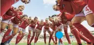  ??  ?? In the UK, players in the FA Women’s Super League are paid an average of £26,752 a year. Men in the Premier League are paid an average of £2.64 million