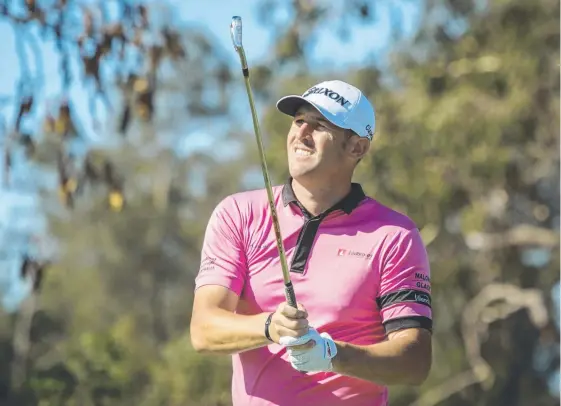  ?? Picture: GOLF QUEENSLAND ?? Heads golfer Damien Jordan during his surging second round at the Queensland Open in Brisbane.