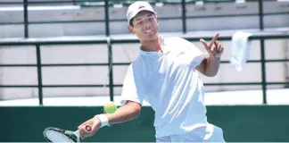  ?? ARCHIVO ?? Nick Hardt ocupa el puesto 99 del ranking juvenil de la ITF.