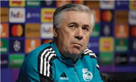  ?? ?? Carlo Ancelotti’s Real Madrid players have had six days of rest since their last La Liga game. Photograph: Tom Jenkins/The Guardian