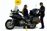  ??  ?? Honda embraces the Gold Wing as a true touring machine.