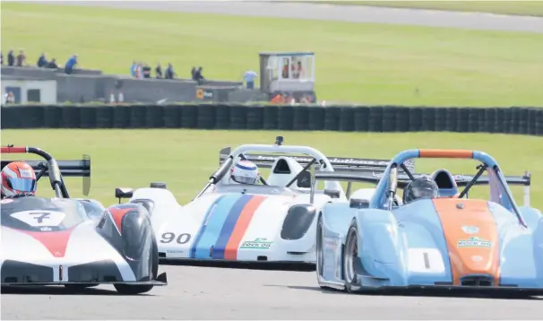  ??  ?? RGB Sports racing at Anglesey Circuit