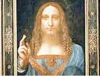  ??  ?? لوحة الفنان ليوناردو دافينشي املباعة.