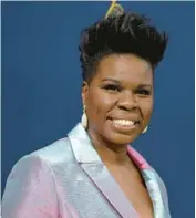  ?? JORDAN STRAUSS/INVISION 2018 ?? Comedian Leslie Jones wraps up her stint guest hosting “The Daily Show” on Thursday.