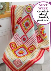  ?? ?? Crochetalo­ng blanket, part one