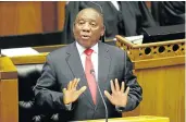  ?? Picture: SUNDAY TIMES /ESA ALEXANDER ?? REFORM PLANS UNDER THREAT: President Cyril Ramaphosa replies at the state of the nation debate in the National Assembly in Cape Town.