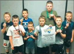  ?? Submitted Photo ?? row l-r Kallen Hansen, Chase Coghlan, Andon Bulow, Bowan Bulow. Front row l-r Conley Bulow, Decker Bulow, Carter Coghlan, Wyatt Mares