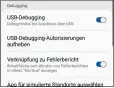  ??  ?? Rechts: Ist USB-Debugging eingeschal­tet, kann die ADB auf das Android-System zugreifen.