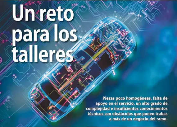  ??  ?? El diagrama del sistema eléctrico y electrónic­a de un automóvil de alta gama.