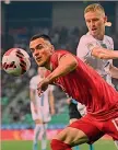  ?? AFP ?? Compagno L’altro juventino Filip Kostic, 29 anni, con la Serbia