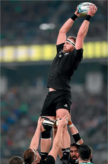  ?? GETTY IMAGES ?? All Blacks captain Kieran Read produced a towering performanc­e in the emphatic win over Ireland.