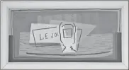  ??  ?? The painting “Nature Morte,” an oil on canvas that Picasso painted in 1921. The still life painting shows a newspaper and a glass of absinthe on a wood table. Raffle organizers say they have already raised 5 million euros ($5.4 million) by selling 50,000 tickets online for 100 euros ($109) each.