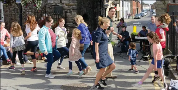  ??  ?? Come Join The Fun: Music at the Gate is back on 5th May and everyone is invited to come along to St. Laurence’s Gate for the tunes, dancing and singing.