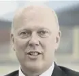  ??  ?? 0 Quit: Chris Grayling has resigned after committee row