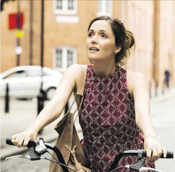  ?? ELEVATION PICTURES ?? Rose Byrne is a fully drawn character in Juliet, Naked, a film based on a novel by Nick Hornby.