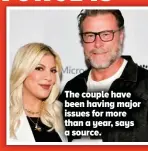  ?? ?? The couple have been having major issues for more than a year, says a source.