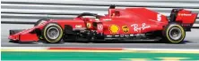  ?? AP ?? Ferrari driver Sebastian Vettel of Germany during the Austrian Formula One Grand Prix at the Red Bull Ring racetrack in Spielberg, Austria, on Sunday.