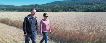  ??  ?? Simon Michaud et Mylène Bourque sont issus de la cinquième génération à la Ferme Régika.