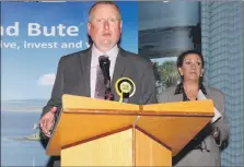  ?? McGlynn. Photograph: Kevin ?? Councillor Dougie McFadzean led the first preference votes in Kintyre and the Islands.