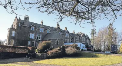  ??  ?? Cromlix House is near the tennis star’s home town of Dunblane. Picture: PA.