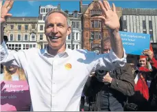  ??  ?? JIM MURPHY: Scottish Labour’s leader takes campaign to the capital.