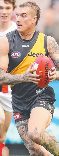  ?? Main picture: GETTY IMAGES ?? How badly do the Tigers want Dion Prestia at Punt Rd? Enough to consider a trade involving Dustin Martin?