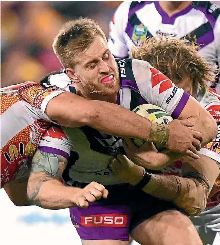  ?? Photo: GETTY IMAGES ?? Melbourne Storm adjusted the way they played to accommodat­e Cameron Munster.